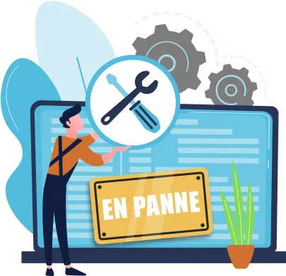 Informatique en panne = Activité à l’arrêt