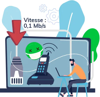 Téléphonie & Réseau instables = Clients perdus / Productivité en baisse