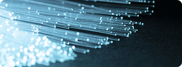 Visuel pilier Fibre optique par integraphone