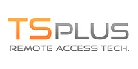 Logo de TS plus, solution de support à distance